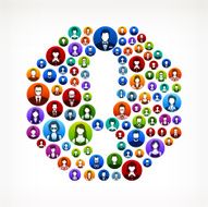 Attention Sign People Faces Community and Communication Pattern