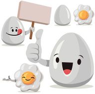Egg Cartoon Set C