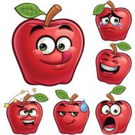 Apple Cartoon Set A N2