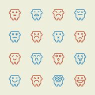 Emoticons Set 11 - Color Series