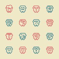 Emoticons Set 9 - Color Series