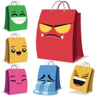 Shopping Bag Cartoon Set B