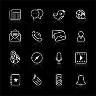 Social Media - Black Simple Icons N3