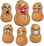 Peanut Cartoon Set B