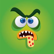 Green Angry Monster