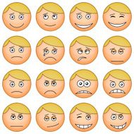 Smilies round set N3