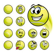 Tennis Ball Smileys