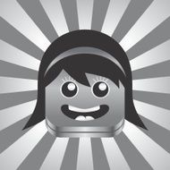 cute girl avatar portrait