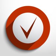 Vector check web icon N5