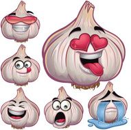 Garlic Cartoon Set B