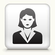 Square Button with Businesswoman N2