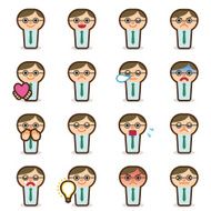 Businessman emoticons N2