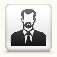 Square Button with man Face N7