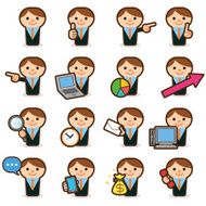 Businessman Icons N6