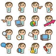 Businessman Icons N7