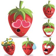 Strawberry Cartoon Set A N2