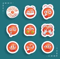 Funny Emoticon Stickers