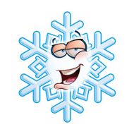 SnowFlake Emoticon - Hey