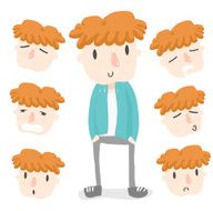 orange hair boy emotion N2
