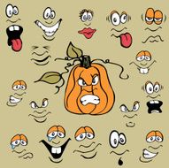 Faces for a Pumpkin N2