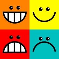 Square Icon Faces