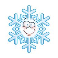 Snowflake Head - Smiley