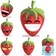 Strawberry Cartoon Set B N2