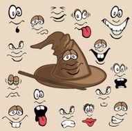 Faces for a Wizard&#039;s Hat N2