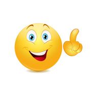 Emoticon making a point N2