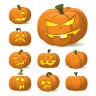 Halloween Pumpkin Faces N5