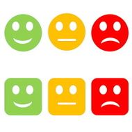 Colorful smileys N3