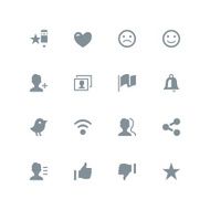 Social Media Icons N64