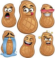 Peanut Cartoon Set A