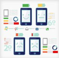 infographic of smartphone