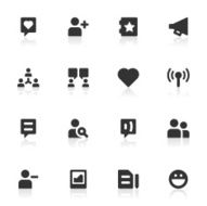 Internet Community &amp; Social Network Icons