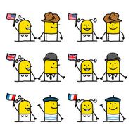 American English &amp; French emoticons