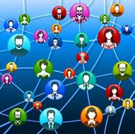 Social Web and Network Communications Color Set N2