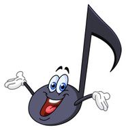 Music Note Cartoon N2