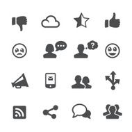 Soulico - Social connections vector icons