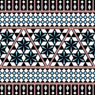 Tribal Seamless Pattern Ethnic Vector Background