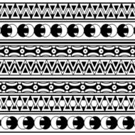 Tribal seamless pattern N3