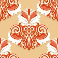 Vector Seamless Damask Pattern