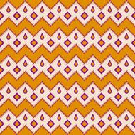 Seamless aztec pattern zigzag geometrical