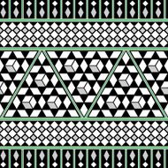 Tribal Seamless Pattern Ethnic Vector Background N3