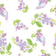 Watercolor flower pattern N4