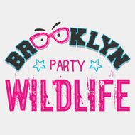 Brooklyn wildlife party t-shirt graphics