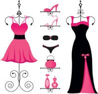 Pink and Black Fashion