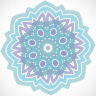 abstract color floral pattern for design