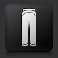 Black Square Button with Pants Icon