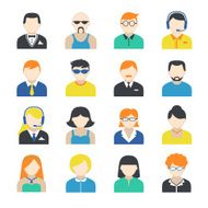 Avatar Character Icons Set